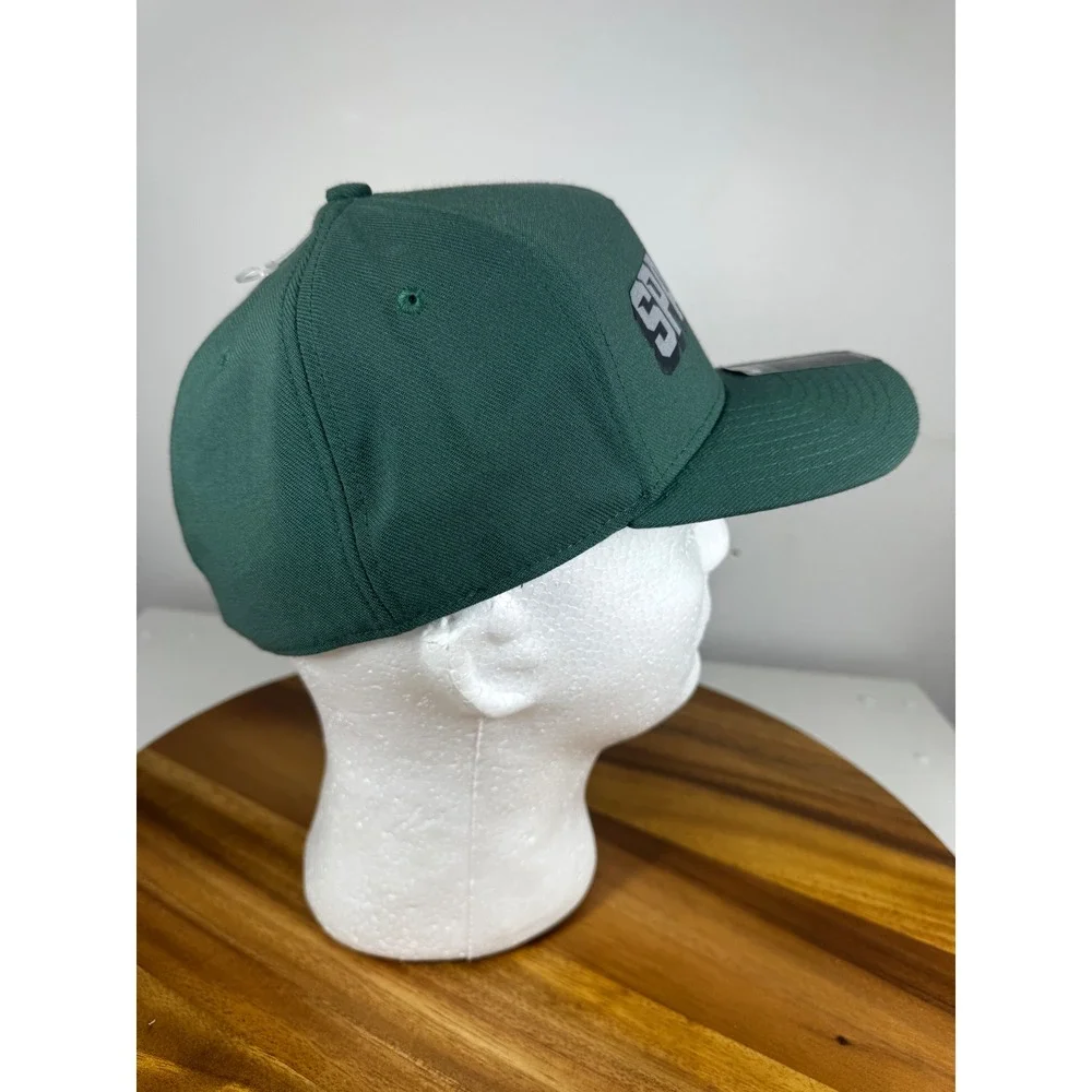 Nike‎ Michigan State Spartans Verbiage Swoosh Flex DNA Green Classic 99 Hat